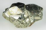 Gleaming Pyrite Crystal Cluster - Peru #195700-1